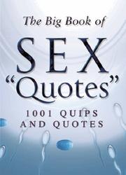 Cover of: The Big Book of Sex "Quotes" by Julian L'Estrange