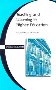Cover of: Teaching and Learning in Higher Education (Cassell Education)