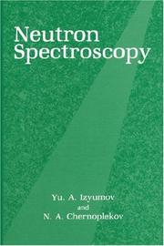 Cover of: Neutron spectroscopy