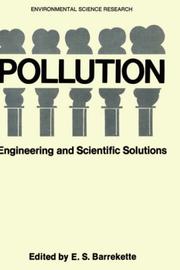 Cover of: Pollution: engineering and scientific solutions by Society of Engineering Science.