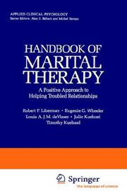 Handbook of Marital Therapy by Robert P. Liberman, Julie Kuehnel, Timothy Kuehnel