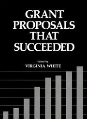 Cover of: Grant proposals that succeeded