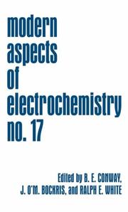 Cover of: Modern Aspects of Electrochemistry / Volume 17 (Modern Aspects of Electrochemistry)