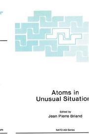 Cover of: Atoms in unusual situations