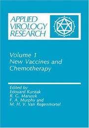 Cover of: Applied Virology Research: New Vaccines and Chemotherapy: Volume 1 (Annals of Theoretical Psychology)