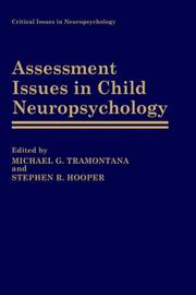 Cover of: Assessment issues in child neuropsychology