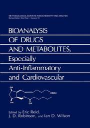 Cover of: Bioanalysis of Drugs and Metabolites: Especially Anti-Inflammatory and Cardiovascular (METHODOLOGICAL SURVEYS IN BIOCHEMISTRY & ANALYSIS)