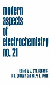 Cover of: Modern Aspects of Electrochemistry / Volume 21 (Modern Aspects of Electrochemistry) by 