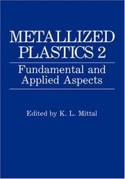 Cover of: Metallized Plastics