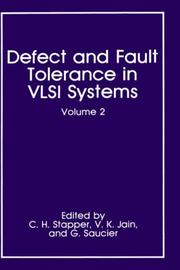 Cover of: Defect and Fault Tolerance in VLSI Systems: Volume 2 (Defect & Fault Tolerance in VLSI Systems)