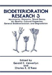 Cover of: Biodeterioration research 3 | Pan American Biodeterioration Society. Meeting