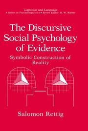 The discursive social psychology of evidence by Salomon Rettig