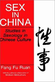 Cover of: Sex in China: Studies in Sexology in Chinese Culture (Perspectives in Sexuality)