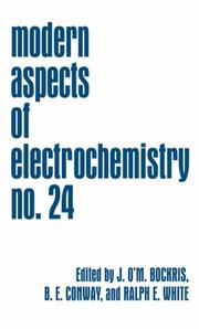 Cover of: Modern Aspects of Electrochemistry, Volume 24