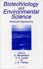 Biotechnology and environmental science by J. E. Trempy