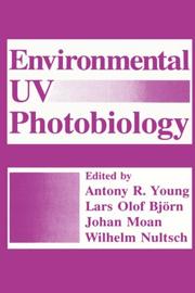 Cover of: Environmental UV photobiology
