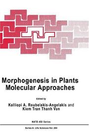 Cover of: Morphogenesis in Plants: Molecular Approaches (Nato Science Series: A:)