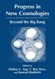 Cover of: Progress in New Cosmologies
