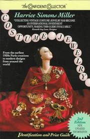 Cover of: Costume Jewelry Identification and Price Guide (Confident Collector) by Harrice Simons Miller