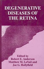 Cover of: Degenerative diseases of the retina
