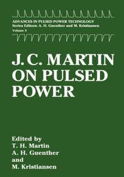 Cover of: J.C. Martin on Pulsed Power (Advances in Pulsed Power Technology) by 