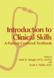Cover of: Introduction to Clinical Skills: A Patientcentered Textbook