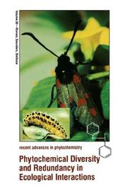 Cover of: Phytochemical diversity and redundancy in ecological interactions