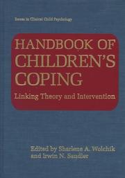 Handbook of children's coping by Sharlene A. Wolchik