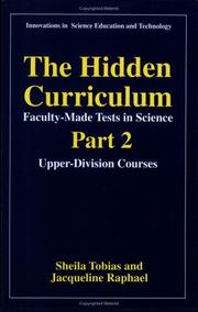 Cover of: The hidden curriculum by Sheila Tobias