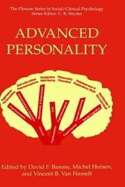Cover of: Advanced personality