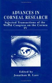 Advances in Corneal Research by Jonathan H. Lass