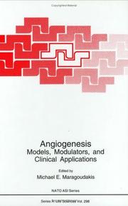 Cover of: Angiogenesis by edited by Michael E. Maragoudakis.