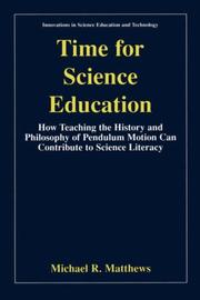 Cover of: Time for Science Education by M.R. Matthews