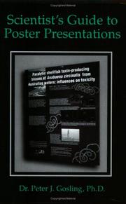Cover of: Scientist's guide to poster presentations by Peter J. Gosling, Peter J. Gosling