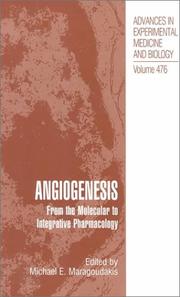 Cover of: Angiogenesis by Michael E. Maragoudakis