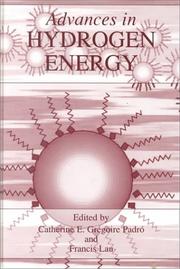 Cover of: Advances in Hydrogen Energy | 