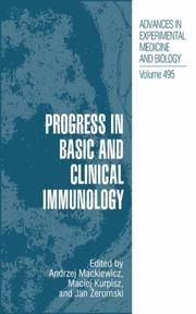 Progress in basic and clinical immunology by Andrzej Mackiewicz