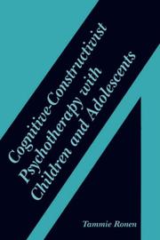 Cover of: Cognitive-Constructivist Psychotherapy with Children and Adolescents