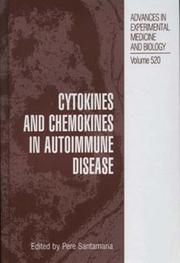 Cover of: Cytokines and Chemokines in Autoimmune Disease (Advances in Experimental Medicine and Biology) by 