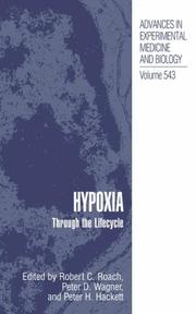 Cover of: Hypoxia: Through the Lifecycle (Advances in Experimental Medicine and Biology)