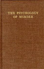 The psychology of murder by Andreas Bjerre