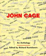 Cover of: John Cage: An Anthology (Da Capo Paperback)