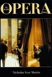 Cover of: The Da Capo opera manual