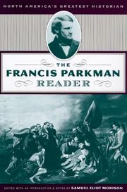 Cover of: The Francis Parkman reader