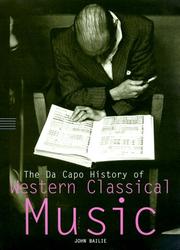 Cover of: The Da Capo history of western classical music