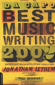Cover of: Da Capo Best Music Writing 2002: The Year's Finest Writing on Rock, Pop, Jazz, Country, & More