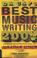Cover of: Da Capo Best Music Writing 2002