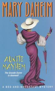 Cover of: Auntíe mayhem by Mary Daheim