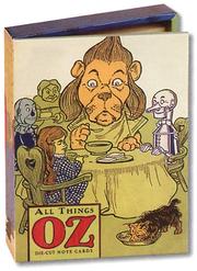 Cover of: Oz Die-Cut Note Cards