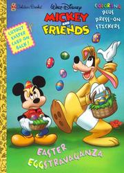 Cover of: Mickey and Friends Coloring and Press-On Stickers Book by Jean Little